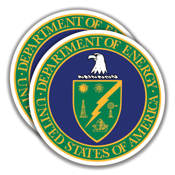U.S. DEPARTMENT OF ENERGY SEAL LOGO DECALs Sticker Bogo