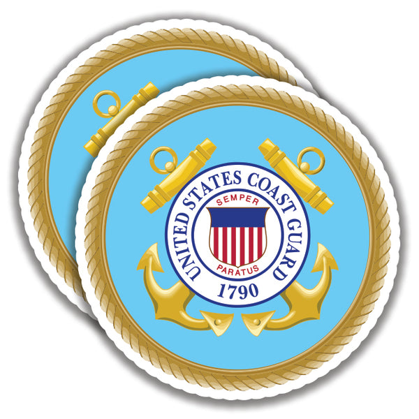 UNITED STATES COAST GUARD SEAL DECALs Sticker Bogo