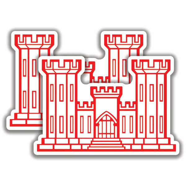 U.S. ARMY CORP OF ENGINEERS DECALs Sticker Bogo