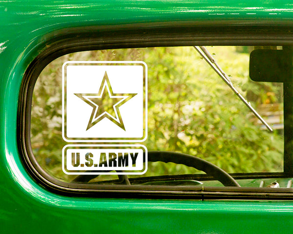 2 U.S. Army Star Decal Sticker - The Sticker And Decal Mafia