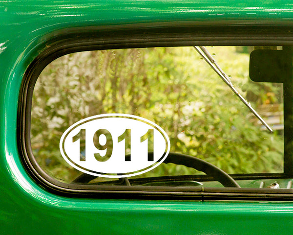 2 1911 Colt .45 Decal Stickers - The Sticker And Decal Mafia