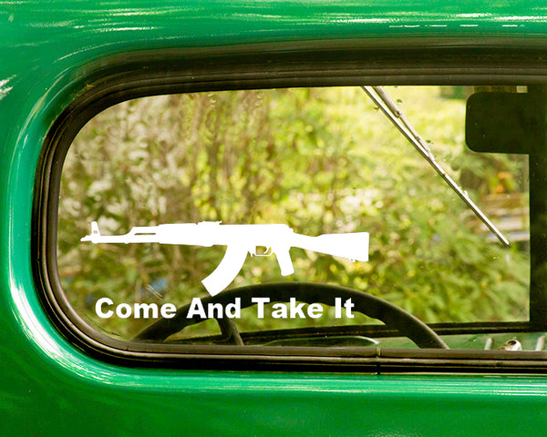 2 COME AND TAKE IT AK47 Decals Stickers - The Sticker And Decal Mafia
