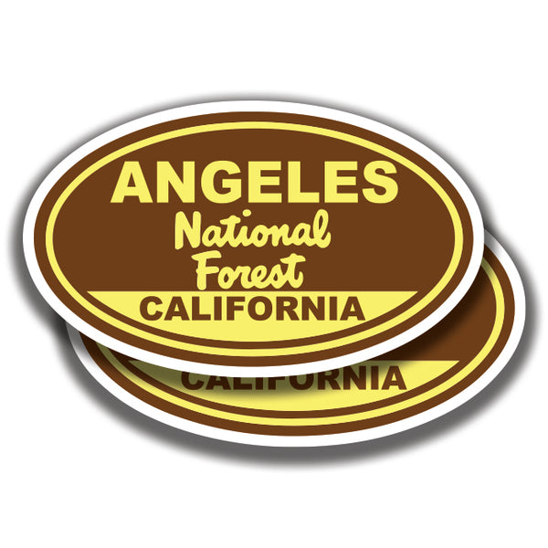 ANGELES NATIONAL FOREST DECAL California 2 Stickers Bogo
