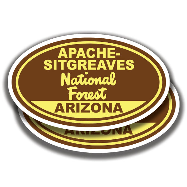 APACHE-SITGREAVES NATIONAL FOREST DECAL 2 Stickers Bogo