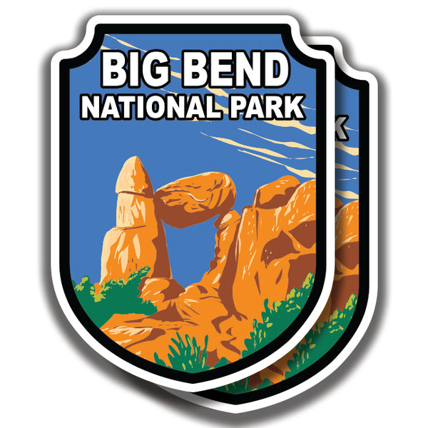 BIG BEND NATIONAL PARK DECAL 2 Stickers Bogo