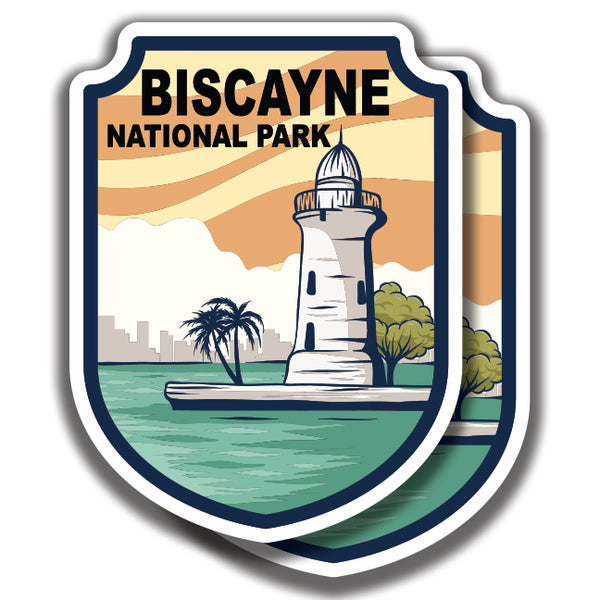BISCAYNE NATIONAL PARK DECAL 2 Stickers Bogo