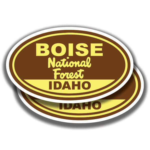 BOISE NATIONAL FOREST DECAL Idaho 2 Stickers Bogo