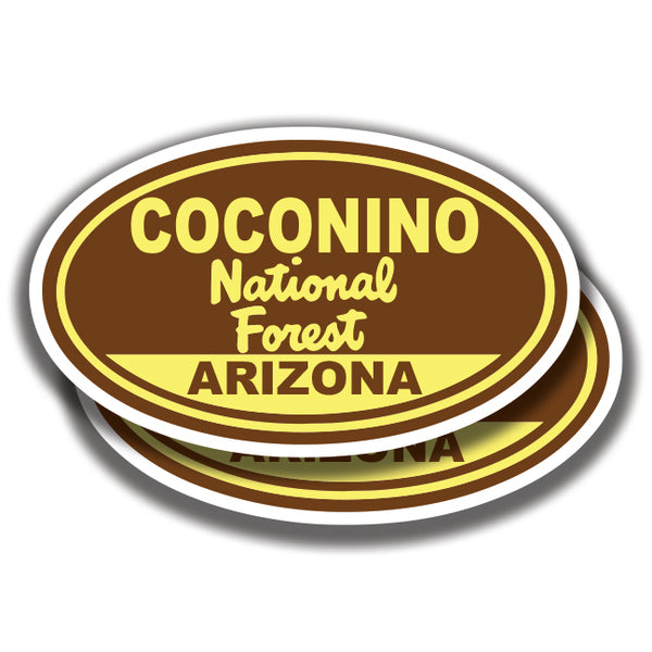 COCONINO NATIONAL FOREST DECAL Arizona 2 Stickers Bogo