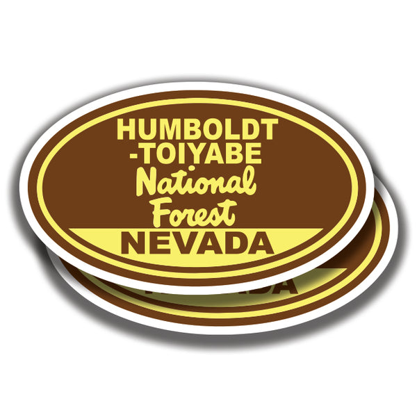 HUMBOLT-TOIYABE NATIONAL FOREST DECALs Nevada 2 Stickers Bogo