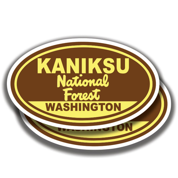 KANIKSU NATIONAL FOREST DECALs Washington 2 Stickers Bogo