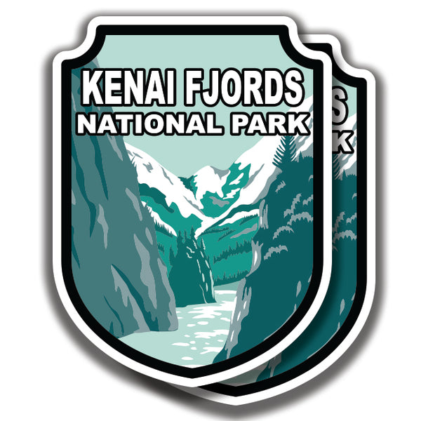 KENAI FJORDS NATIONAL PARK DECAL 2 Stickers Bogo