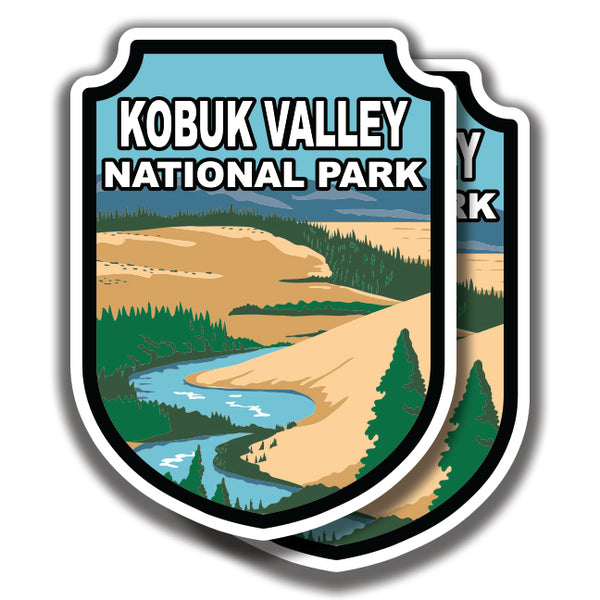 KOBUK VALLEY NATIONAL PARK DECAL 2 Stickers Bogo