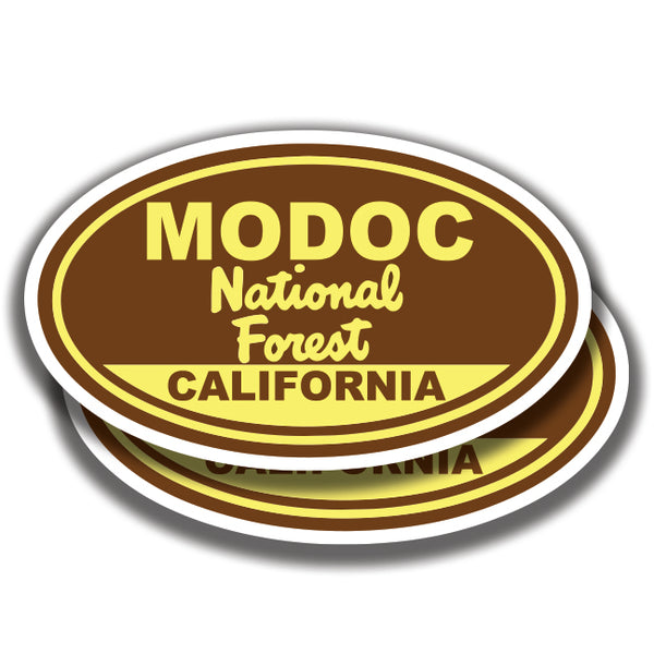 MODOC NATIONAL FOREST DECALs California 2 Stickers Bogo