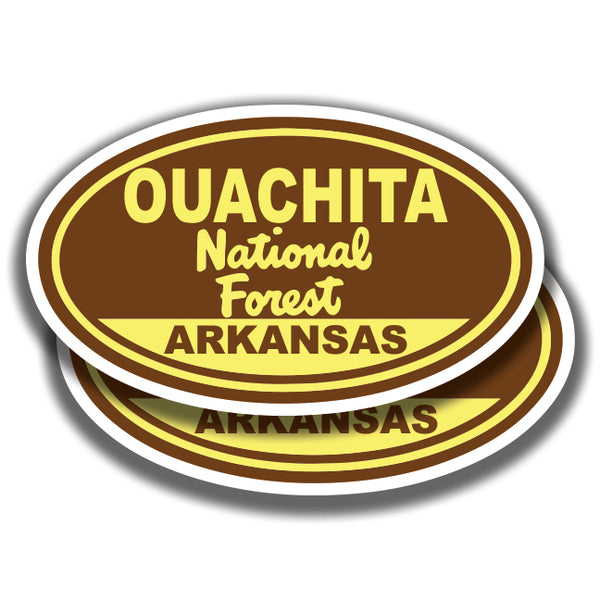 OUACHITA NATIONAL FOREST DECALs Arkansas 2 Stickers Bogo