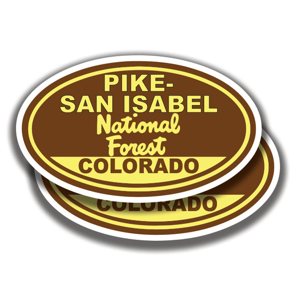 PIKE-SAN ISABEL NATIONAL FOREST DECALs Colorado 2 Stickers Bogo