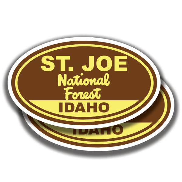 ST. JOE NATIONAL FOREST DECALs Idaho 2 Stickers Bogo