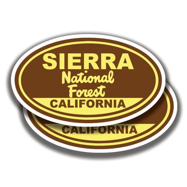 SIERRA NATIONAL FOREST DECALs California 2 Stickers Bogo