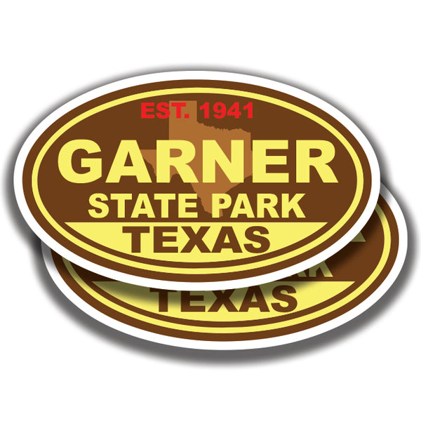 GARNER STATE PARK DECALs Texas 2 Stickers Bogo