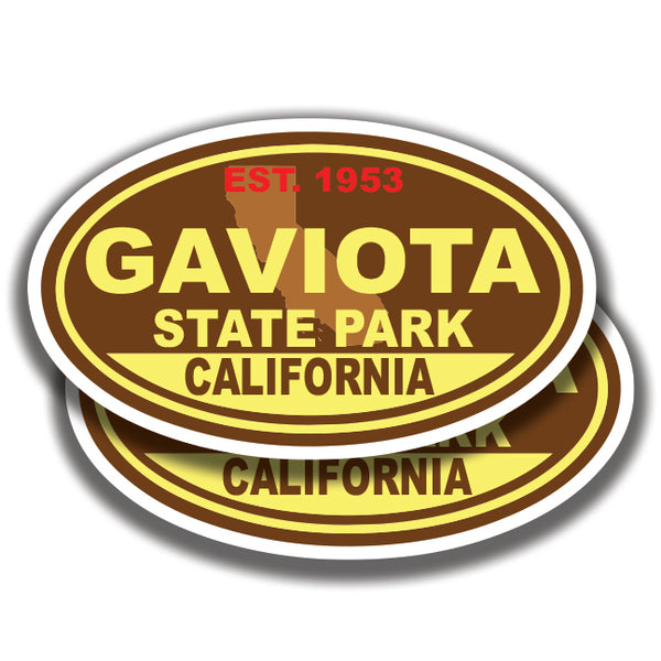 GAVIOTA STATE PARK DECALs California 2 Stickers Bogo