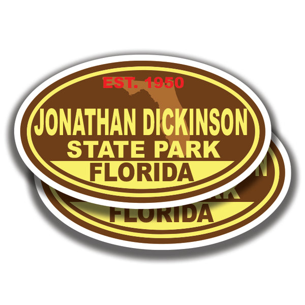 JONATHAN DICKINSON STATE PARK DECALs Florida 2 Stickers Bogo