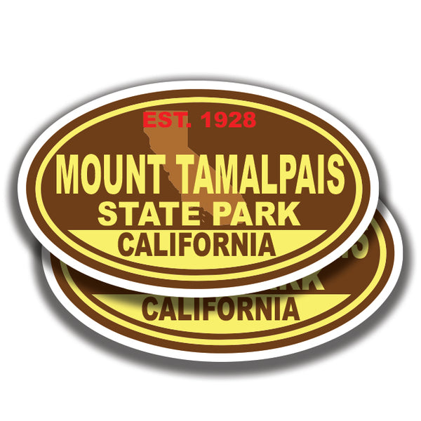 MOUNT TAMALPAIS STATE PARK DECALs California 2 Stickers Bogo
