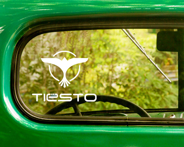 2 TIESTO Band Decals Sticker - The Sticker And Decal Mafia