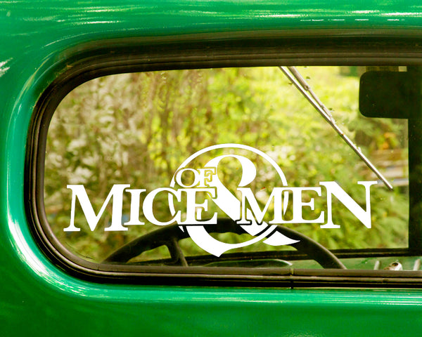 2 Of Mice And Men Band Decal Stickers - The Sticker And Decal Mafia