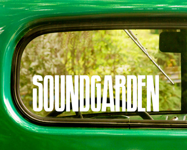 2 SOUNDGARDEN Band Decal Stickers - The Sticker And Decal Mafia