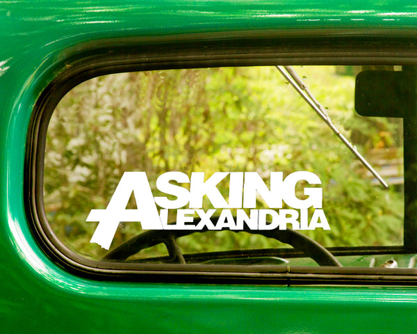 2 Asking Alexandria Band Decals Sticker - The Sticker And Decal Mafia