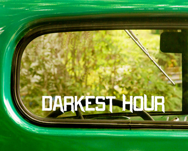 2 Darkest Hour Band Decal Sticker - The Sticker And Decal Mafia