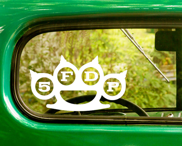 2 Five Finger Death Punch Band Decal Sticker - The Sticker And Decal Mafia