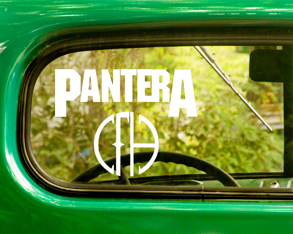 2 Pantera Band Decal Stickers - The Sticker And Decal Mafia