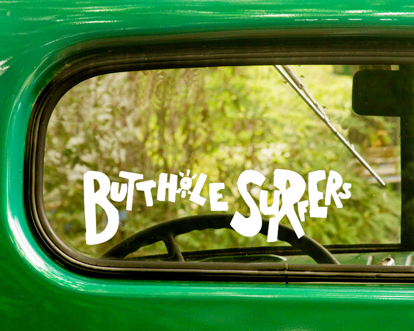 2 BUTTHOLE SURFERS Band Decal Stickers - The Sticker And Decal Mafia