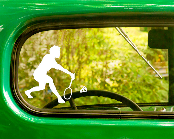 2 BADMINTON Decal Sticker - The Sticker And Decal Mafia