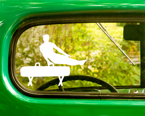 2 POMMEL HORSE GYMNASTICS Decal Stickers - The Sticker And Decal Mafia