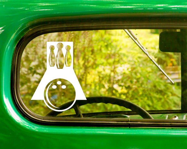 2 BOWLING Decal Stickers - The Sticker And Decal Mafia