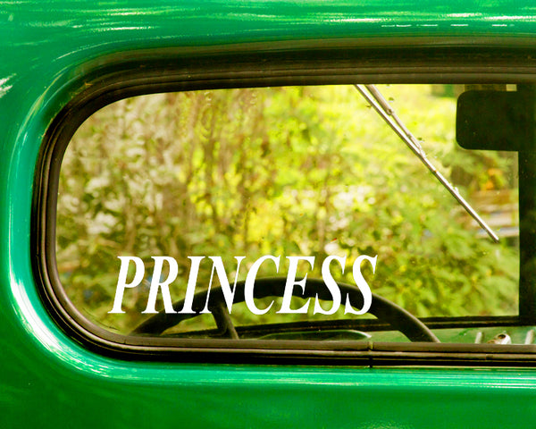 2 PRINCESS Decals Stickers - The Sticker And Decal Mafia