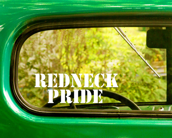 2 REDNECK PRIDE Decals Stickers - The Sticker And Decal Mafia