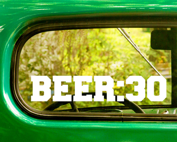 2 BEER:30 Decals Stickers - The Sticker And Decal Mafia
