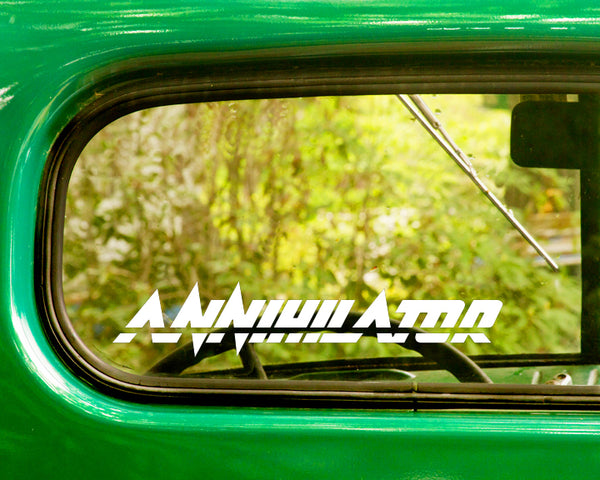 2 ANNIHILATOR Band Decal Sticker - The Sticker And Decal Mafia
