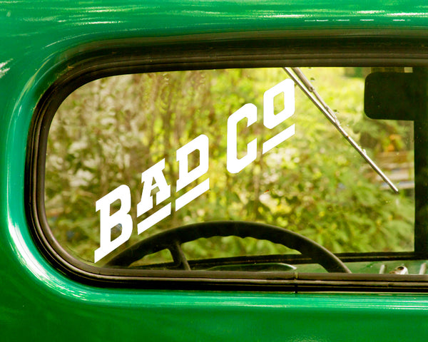 2 BAD CO COMPANY Band Decal Sticker - The Sticker And Decal Mafia