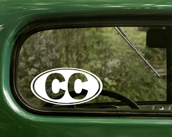 CC Culver City Decal Sticker California - The Sticker And Decal Mafia