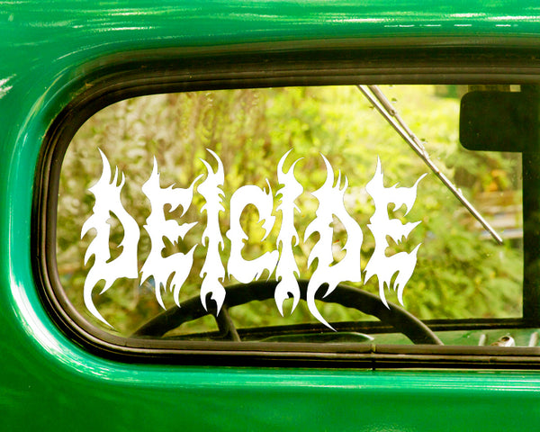 2 DEICIDE Band Decal Sticker - The Sticker And Decal Mafia