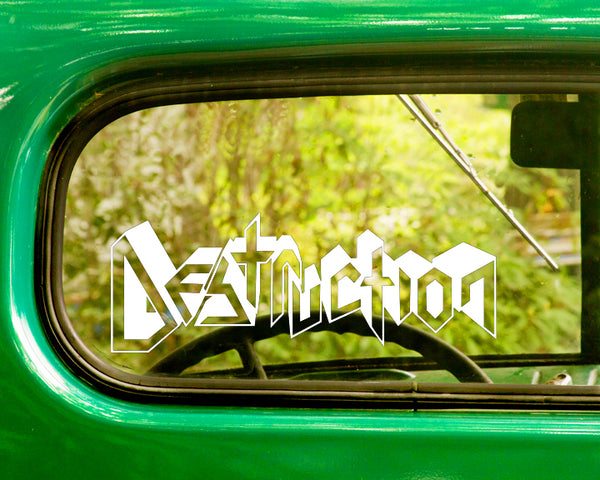 2 DESTRUCTION Band Decal Sticker - The Sticker And Decal Mafia