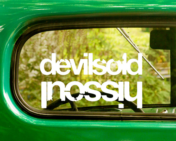 2 DEVIL SOLD HIS SOUL Band Decal Stickers - The Sticker And Decal Mafia