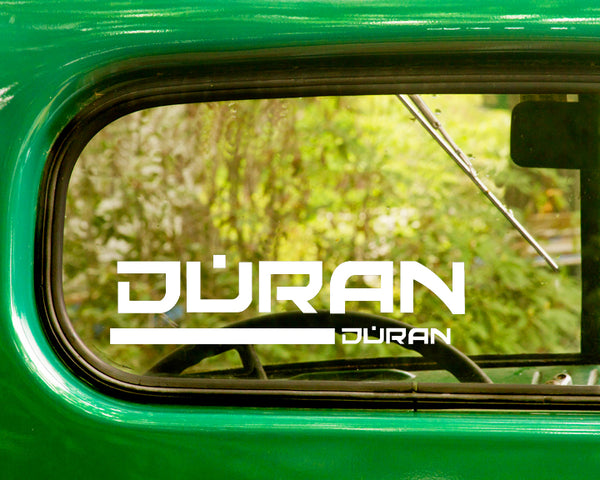 2 DURAN DURAN Band Decal Sticker - The Sticker And Decal Mafia