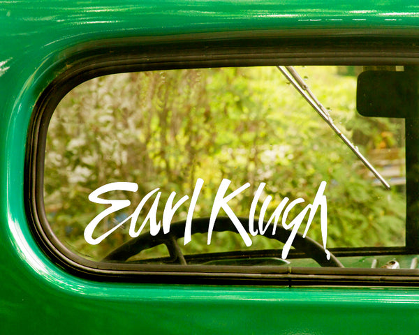 2 EARL KLUGH Band Decal Sticker - The Sticker And Decal Mafia