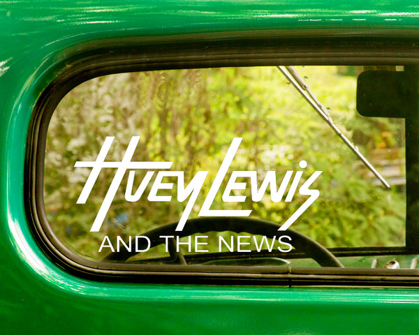 2 HUEY LEWIS AND THE NEWS Band Decal Sticker - The Sticker And Decal Mafia