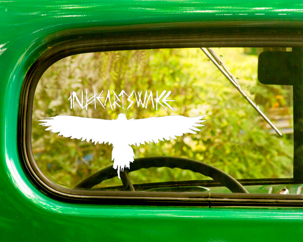 2 IN HEARTS WAKE Band Decals Stickers Bogo - The Sticker And Decal Mafia