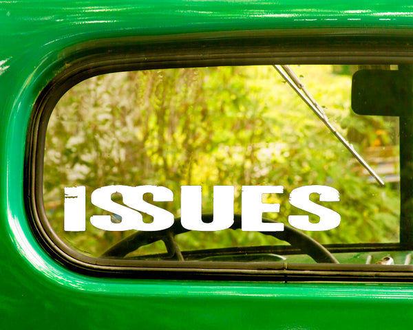2 ISSUES Band Decals Stickers Bogo - The Sticker And Decal Mafia